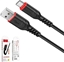 Изображение Kabel USB Hoco USB-A - USB-C 1 m Czarny (6931474744920)