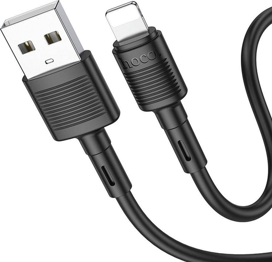 Picture of Kabel USB Hoco USB-A - Lightning 1 m Czarny (X83 black)