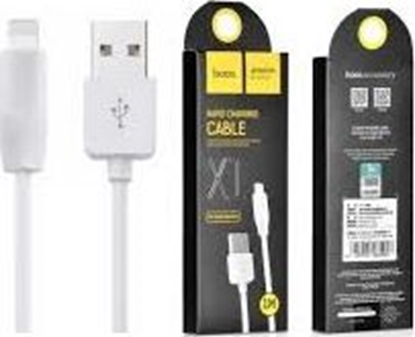 Attēls no Kabel USB Hoco USB-A - Lightning 2 m Biay (X1LIGH2MWH)