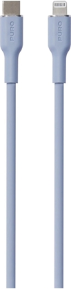 Изображение Kabel USB Puro USB-C - Lightning 1.5 m Niebieski (PUCAPLTUSBCICONLBLUE)