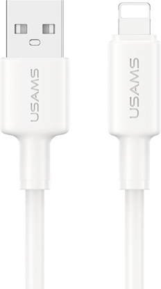 Изображение Kabel USB Usams USB-A - Lightning 1 m Biay (SJ762USB01)