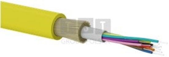 Picture of Kabel wiatowodowy B2ca jednomodowy FTTH / uniwersalny trudnopalny "FireHardy" ZW-NOTKtsdD / U-DQ(ZN)BH - SM 4J 9/125 LSOH ALANTEC