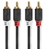 Изображение Kabelis Nedis 2x RCA - 2x RCA 5m