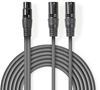 Изображение Kabelis Nedis 2x XLR M - XLR F 1.5m