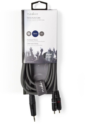 Picture of Kabelis Nedis AUX 3.5mm - 2x RCA 1.5m