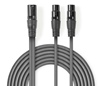Picture of Kabelis Nedis XLR M - 2x XLR F 1.5m