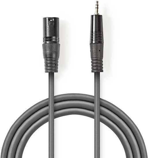 Picture of Kabelis Nedis XLR M - 3.5mm M 3m