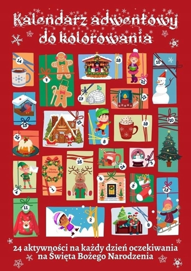 Picture of Kalendarz adwentowy Kalendarz adwentowy do kolorowania