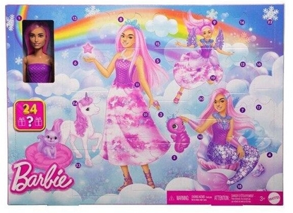 Picture of Kalendarz adwentowy Mattel Barbie wiat Fantazji (JFL66)