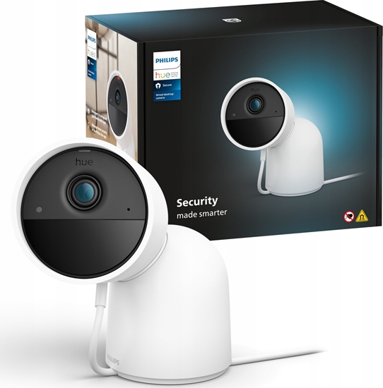 Изображение Kamera IP Philips Philips Hue | Secure Wired Desktop Camera | Bullet | IP65 | White