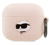 Изображение Karl Lagerfeld Apple AirPods 3 cover Silicone Choupette Head 3D case Pink