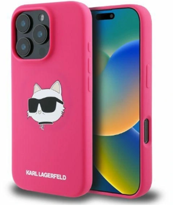 Attēls no Karl Lagerfeld KLHMP16XSCHPPLF Back Case for Apple iPhone 16 Pro Max