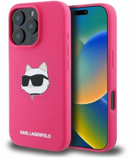 Изображение Karl Lagerfeld KLHMP16XSCHPPLF Back Case for Apple iPhone 16 Pro Max