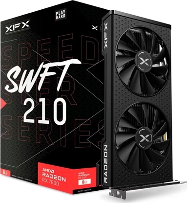 Picture of Karta graficzna XFX Speedster SWFT 210 Radeon RX 7600 8GB GDDR6 (RX-76PSWFTFY)
