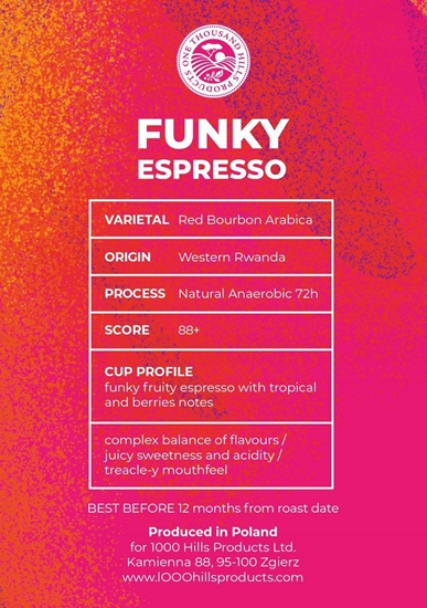 Picture of Kawa ziarnista RWANDA MUHABURA FUNKY ANAEROBIC ESPRESSO 400g