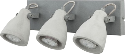 Attēls no Kinkiet Beliani Lampa cienna 3-punktowa betonowa szara MISTAGO
