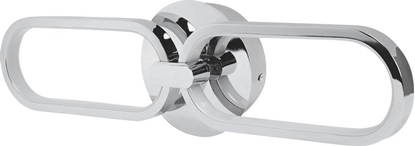 Attēls no Kinkiet Beliani Lampa cienna LED metalowa srebrna KRANG