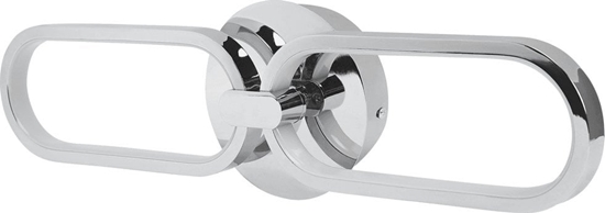 Picture of Kinkiet Beliani Lampa cienna LED metalowa srebrna KRANG