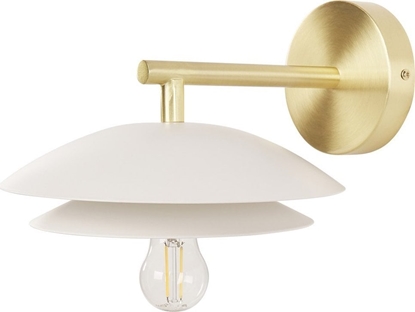 Attēls no Kinkiet Beliani Lampa cienna metalowa biaa LASOLO