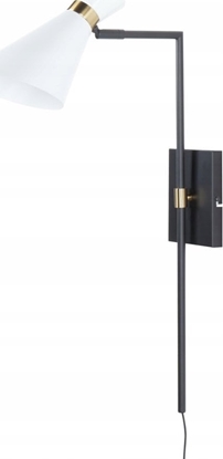 Attēls no Kinkiet Beliani Lampa cienna metalowa biaa MELAWI