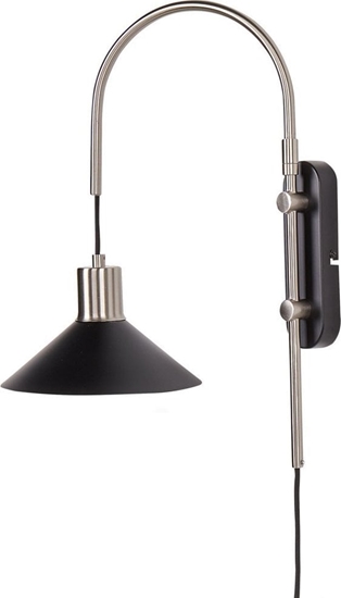 Изображение Kinkiet Beliani Lampa cienna metalowa czarna SISSA