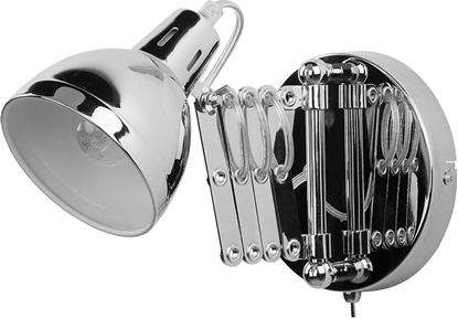 Attēls no Kinkiet Beliani Lampa cienna metalowa srebrna HARRINGTON