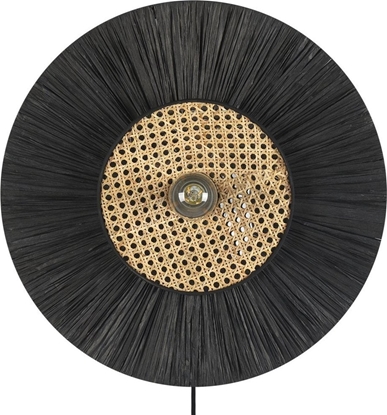 Attēls no Kinkiet Beliani Lampa cienna papierowa  50 cm czarna YAAPI