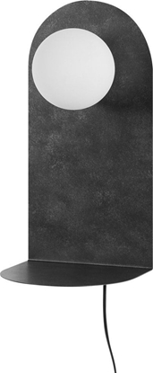 Attēls no Kinkiet Beliani Lampa cienna z pók metalowa szara MAPI