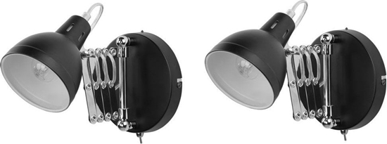Picture of Kinkiet Beliani Zestaw 2 lamp ciennych czarny HARRINGTON!