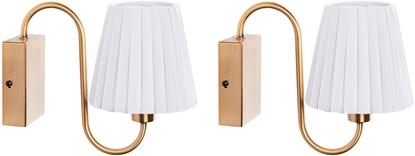 Attēls no Kinkiet Beliani Zestaw 2 lamp ciennych TOLKA Metal Biay