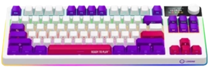 Attēls no Klaviatūra Lorgar KBP70TKLW TKL Wireless White