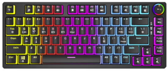 Изображение Klaviatūra Savio Phenix RED PUDDING