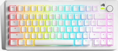 Изображение Klawiatura Glorious Glorious GMMK 3 75 % Custom Gaming-Tastatur - Pre-Built, ANSI (US), Fox Switches, weiß