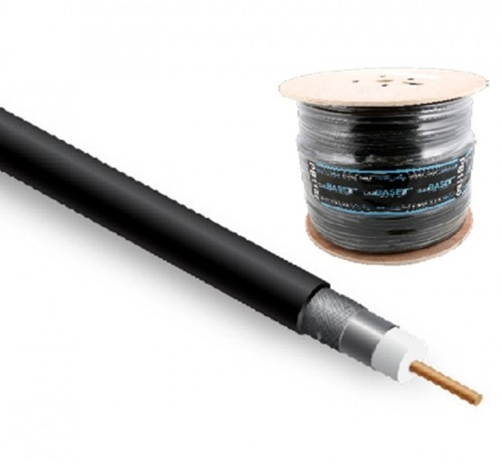 Picture of Koaksiālais kabelis, PRO BASE, RG6U, mitrumizturīgs ar želeju, 305m