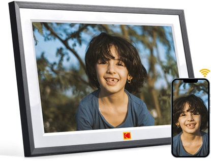 Attēls no Kodak RCF-1018 cyfrowa ramka na zdjcia Czarny 25,6 cm (10.1") Ekran dotykowy Wi-Fi