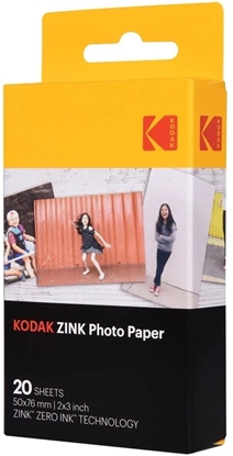 Изображение Kodak ZINK 2x3'' 50x76 mm 20 Sheets Photo Paper