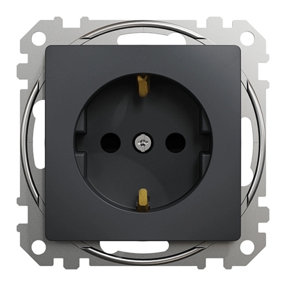 Attēls no Kont.rozete SEDNA a/z antracīta /PEZ