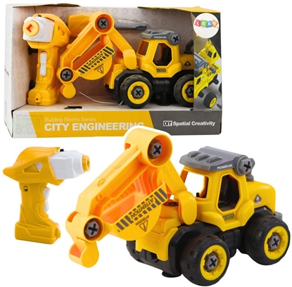 Изображение Koparka Do Skrcania Zdalnie Sterowana RC Wkrtarka óta 2w1