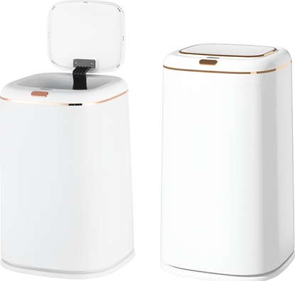 Attēls no Kosz na mieci Mozos bezdotykowy biay (AT35)