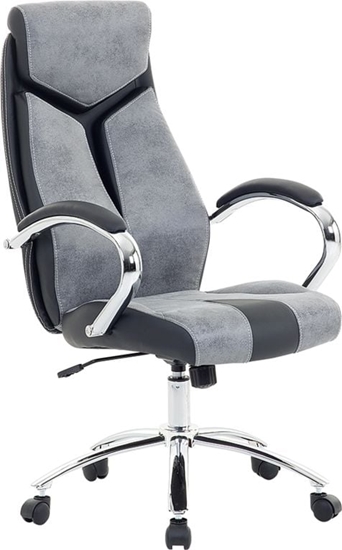 Изображение Krzeso biurowe Beliani Formula 1 Szare