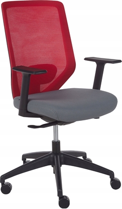 Picture of Krzeso biurowe Beliani Fotel biurowy Czerwony VIRTUOSO