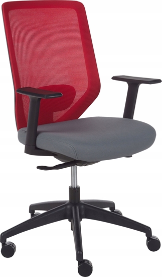 Изображение Krzeso biurowe Beliani Fotel biurowy Czerwony VIRTUOSO