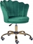 Picture of Krzeso biurowe Beliani Krzeso biurowe regulowane welurowe zielone MONTICELLO II