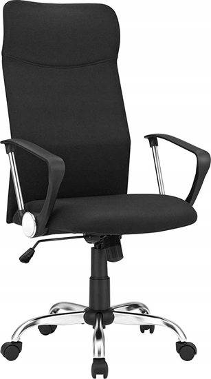 Picture of Krzeso biurowe Songmics Krzeso Biurowe Ergonomiczne Krzeso Obrotowe Wycieane Siedzisko Pokrycie Materiaowe Regulowane I Przechylane Do 120 Kg Nono
