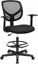 Изображение Krzeso biurowe Songmics Krzeso Biurowe Ergonomiczny Stoek Roboczy Z Podokietnikami Wysoko Siedziska 55-75 Cm Wysokie Krzeso Robocze Z Regulowanym