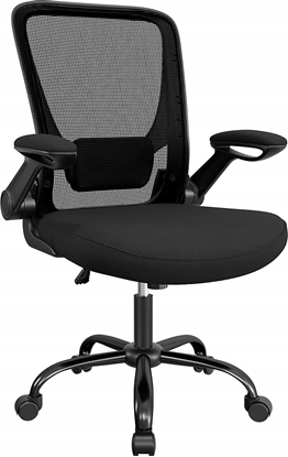 Изображение Krzeso biurowe Songmics Krzeso Biurowe, Krzeso Biurowe, Krzeso Obrotowe Z Siatki, Ergonomiczne Krzeso Komputerowe, Podparcie Ldwiowe, Oscylacyjne