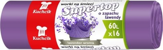 Picture of Kuchcik Worki na mieci mocne zapachowe lawenda 60L 16szt