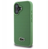 Picture of Lacoste Hard Cover Iconic Petit Pique Woven Logo MagSafe Green, for iPhone 16 Plus, LCHMP16MPVCN