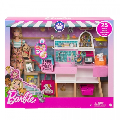 Picture of Lalka Barbie Mattel - Salon dla zwierzaków (GRG90)