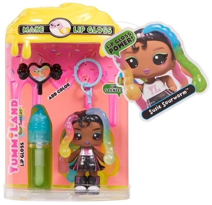 Attēls no Lalka Yummiland Lip Gloss Sour, Sasha Sourworms